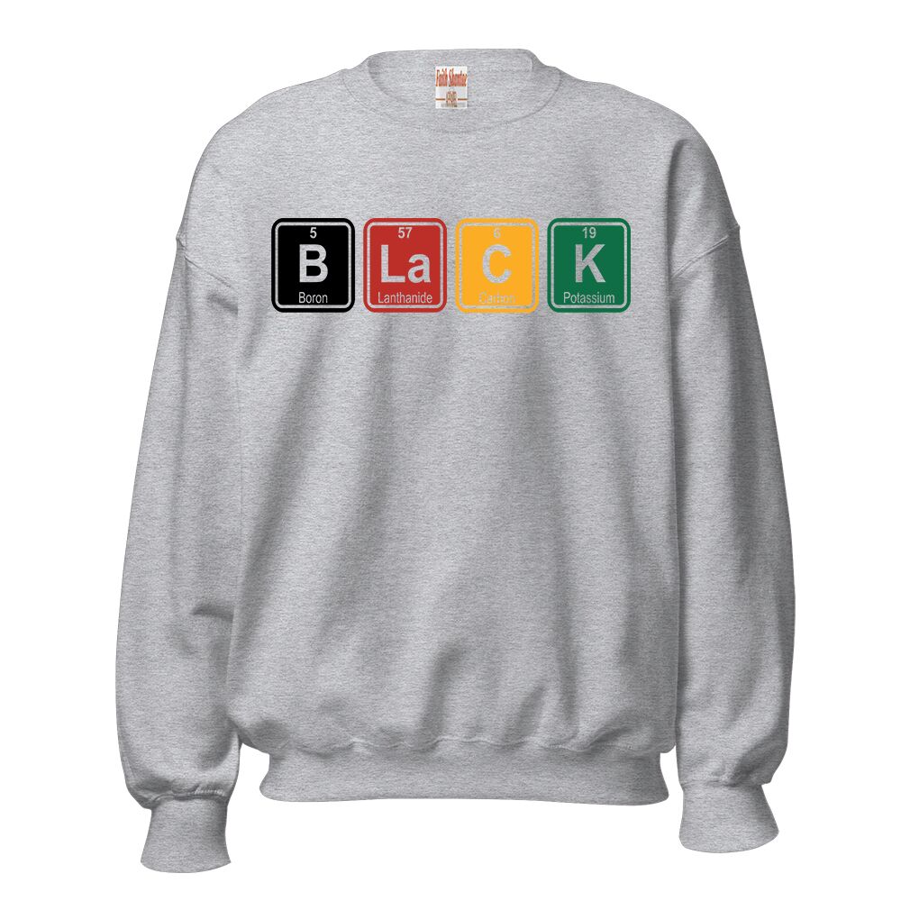 Black Elements – Adult Fleece Crewneck Sweatshirt